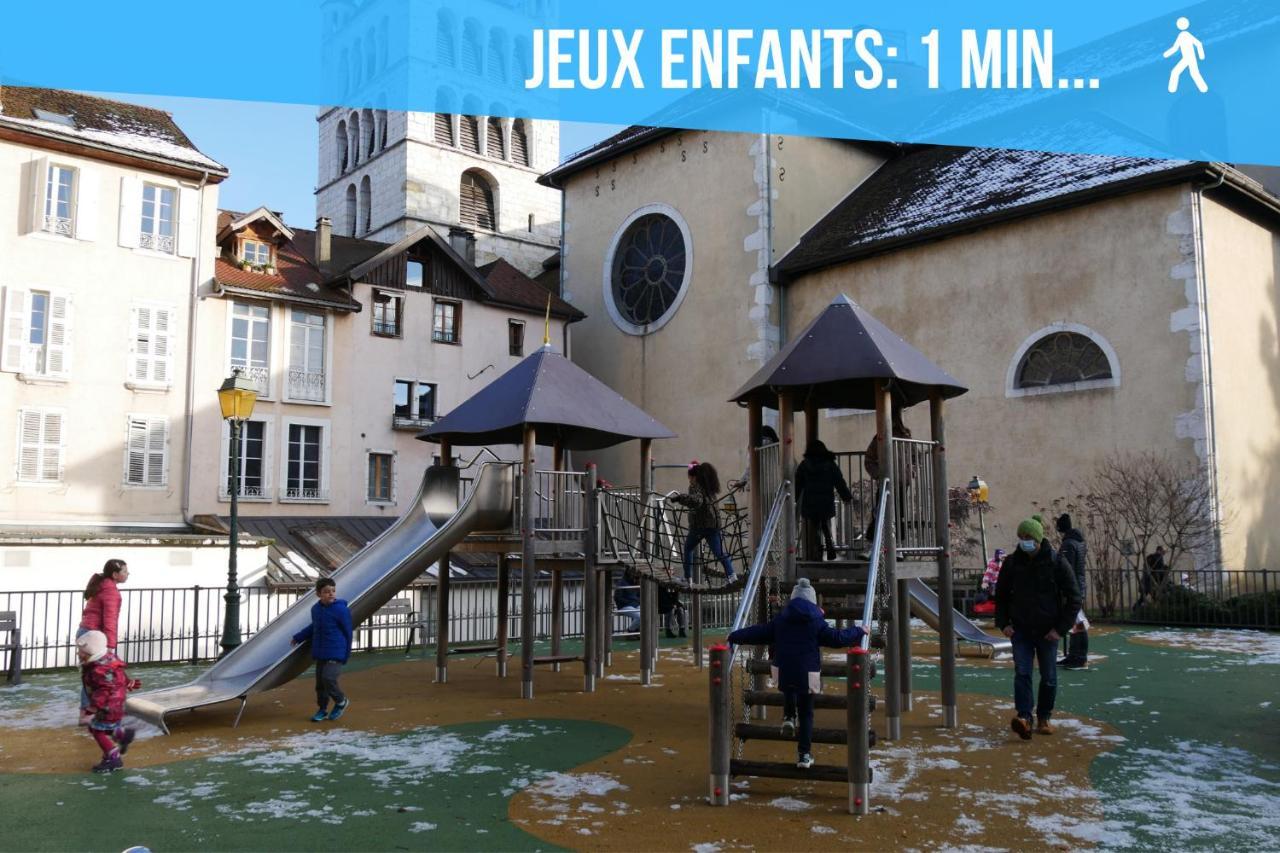 Le Carnot - Mycosyapart, Duplex Coeur De Ville Et Lac, Climatise อานซี ภายนอก รูปภาพ