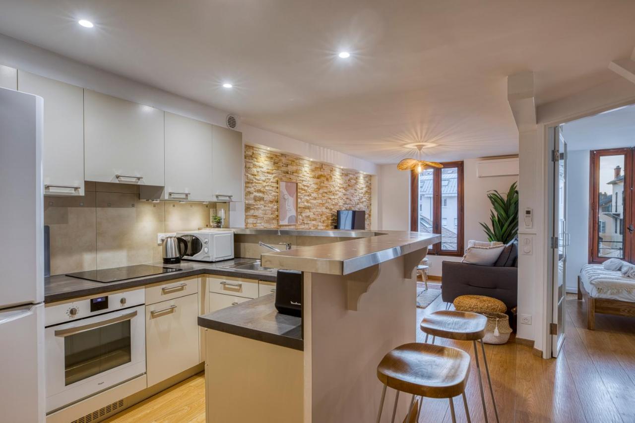 Le Carnot - Mycosyapart, Duplex Coeur De Ville Et Lac, Climatise อานซี ภายนอก รูปภาพ