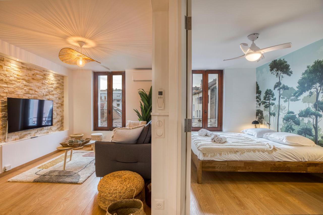 Le Carnot - Mycosyapart, Duplex Coeur De Ville Et Lac, Climatise อานซี ภายนอก รูปภาพ