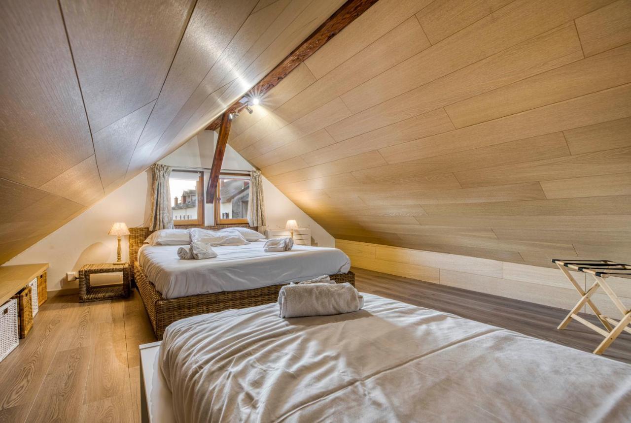Le Carnot - Mycosyapart, Duplex Coeur De Ville Et Lac, Climatise อานซี ภายนอก รูปภาพ